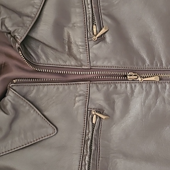 Hugo Buscati Collection leather jacket, size M - Picture 2 of 12